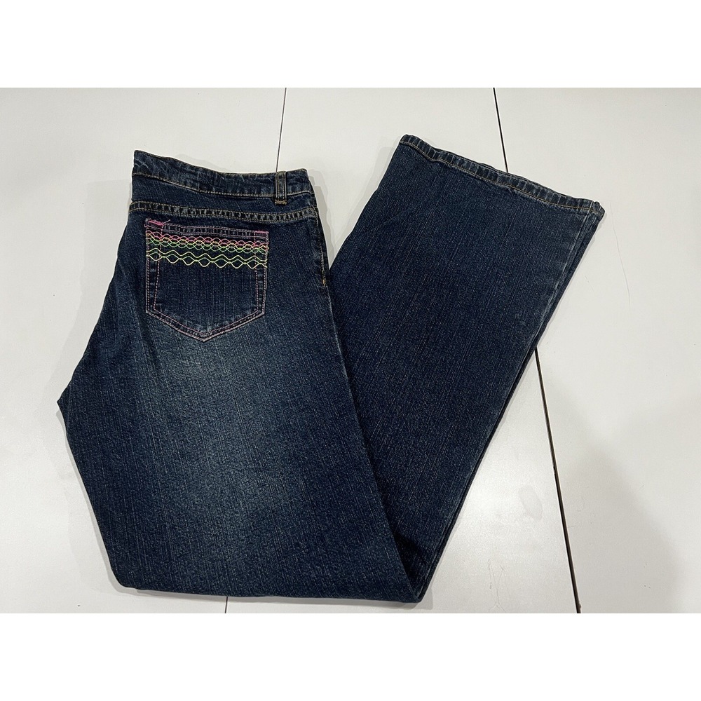Lilly Pulitzer Jeans W/ Decorative Embroidery Size 10